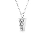 Stylish Diamond Gold Pendant