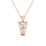 Stylish Diamond Gold Pendant