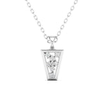 Stylish Diamond Gold Pendant