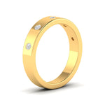 Dainty Diamond Gold Band