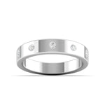 Dainty Diamond Gold Band