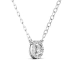 0.40 Pointer Centre Round Cut Diamond Pendant