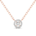 0.40 Pointer Centre Round Cut Diamond Pendant