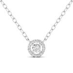 0.40 Pointer Centre Round Cut Diamond Pendant
