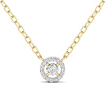 0.40 Pointer Centre Round Cut Diamond Pendant