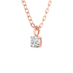 0.5 Carat Round Cut Solitaire Diamond Pendant
