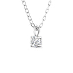 0.5 Carat Round Cut Solitaire Diamond Pendant