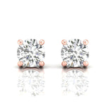 0.5 Carat Each Solitaire Each Studs