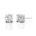 1 Carat Each Solitaire Studs