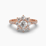 Solitaire Bloom Diamond Ring