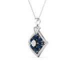 Blue Jewel Diamond Pendant