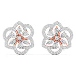 Elegant Petal Diamond Earrings
