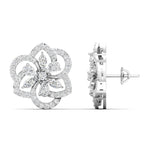 Elegant Petal Diamond Earrings