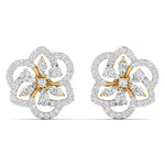Elegant Petal Diamond Earrings