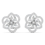 Elegant Petal Diamond Earrings