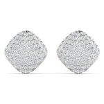 Cushion Diamond Cluster Earrings