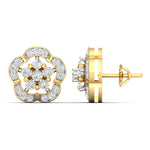 Cluster Setting Diamond Earrings