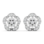 Cluster Setting Diamond Earrings