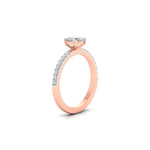 1 Carat Cushion Shape Solitaire Diamond Ring