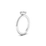 1 Carat Cushion Shape Solitaire Diamond Ring