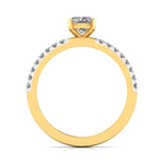 1 Carat Cushion Shape Solitaire Diamond Ring