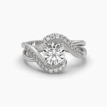 1.02 Carat Solitaire Round Diamond Twirling Ring