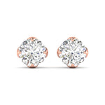 1.03 Carat Each Sparkling Solitaire Studs