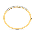Delicate Gold Diamond Bangles