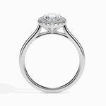 1 Carat Solitaire Marquise Diamond Halo Ring