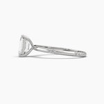 1 Carat Solitaire Diamond Emerald Essence Ring