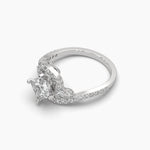 1.25 Carat Solitaire Diamond Princess Perfection Ring