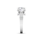 4 Carat Solitaire Sparkle Diamond Ring