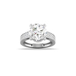 4 Carat Solitaire Sparkle Diamond Ring