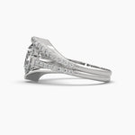 1.5 Carat Solitaire Pear Radiance Ring
