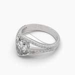 1.5 Carat Solitaire Pear Radiance Ring