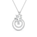 1.5 Carat Gold Swirl Drop Earrings