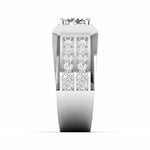 1.5 Carat Men's Bold Diamond Wedding Ring