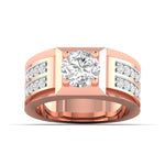1.5 Carat Men's Bold Diamond Wedding Ring