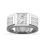 1.5 Carat Men's Bold Diamond Wedding Ring