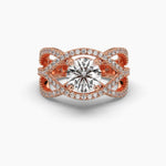 1.5 Carat Twirling Diamond Ring