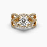 1.5 Carat Twirling Diamond Ring