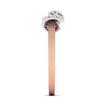 Sparkling Round Diamond Bangle