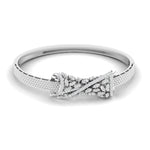 Sparkling Round Diamond Bangle
