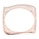 Intricate Filigree Diamond Bangle