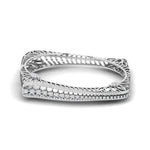 Intricate Filigree Diamond Bangle