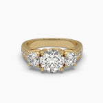 1.7 Carat Triple Grace Diamond Ring