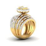 Crown Cocktail Diamond Ring