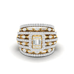 Crown Cocktail Diamond Ring