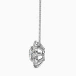 1 Carat Solitaire Centre Diamond Flower Pendant