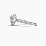 1 Carat Solitaire Flower Diamond Ring